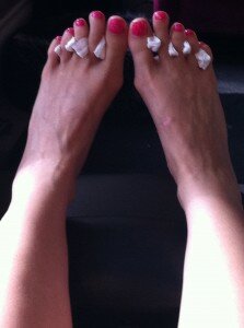 My Princess Sparkle Pedicure!